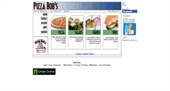 Desktop Screenshot of pizzabobs.net